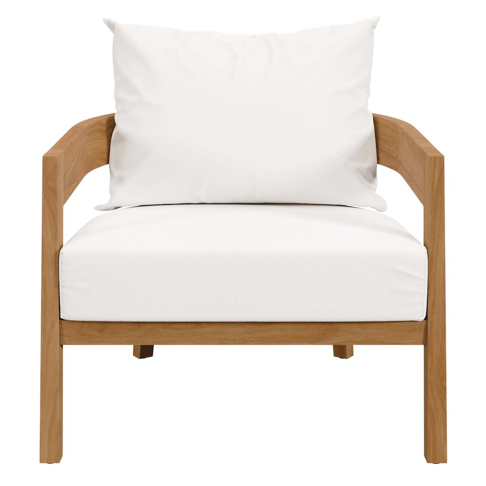 Brisbane 3-Piece Teak Wood Outdoor Patio Set. Picture 7