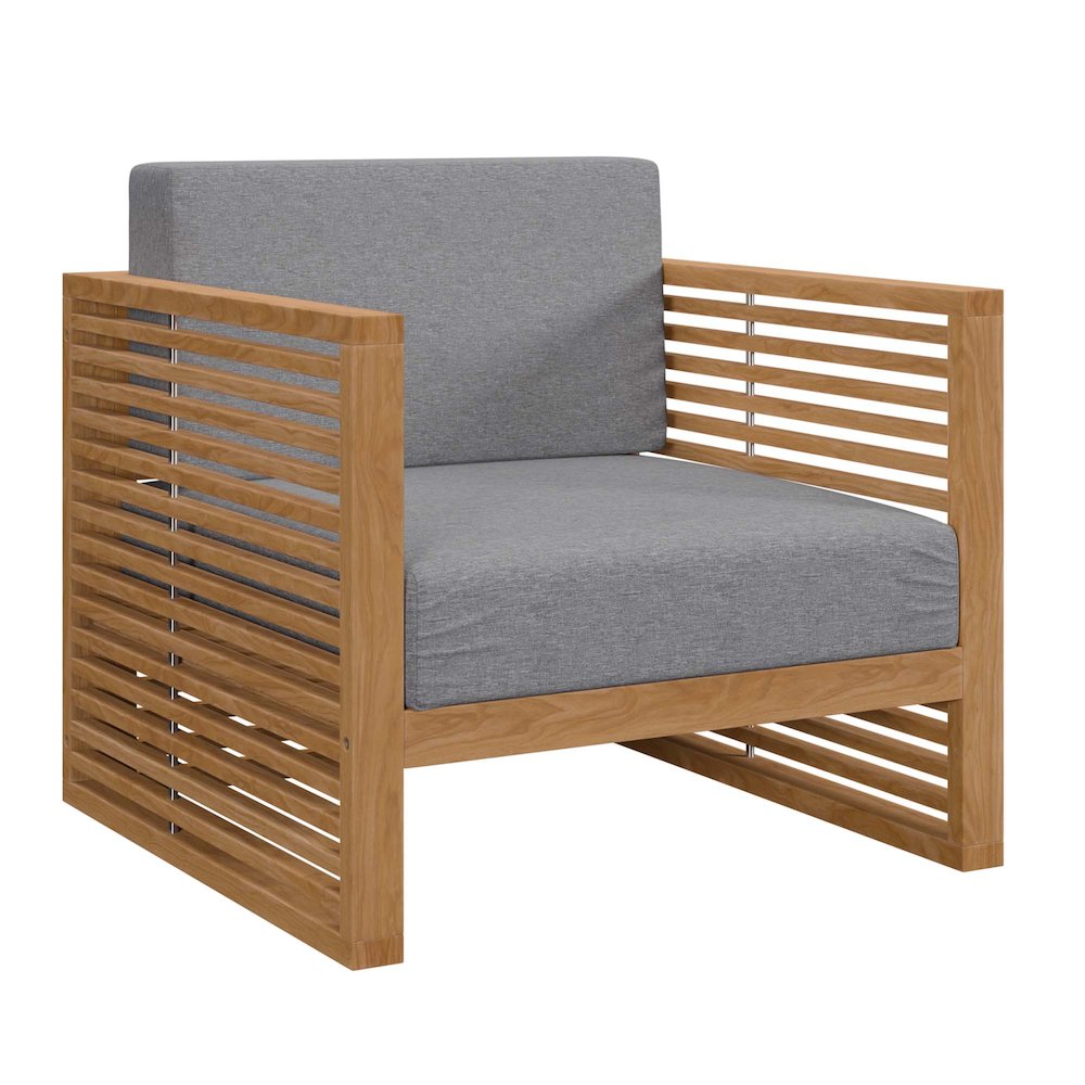 Carlsbad 3-Piece Teak Wood Outdoor Patio Set. Picture 9