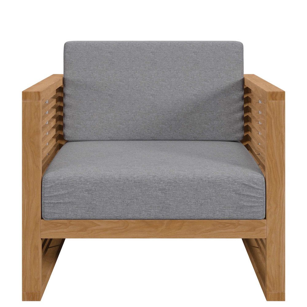 Carlsbad 3-Piece Teak Wood Outdoor Patio Set. Picture 7