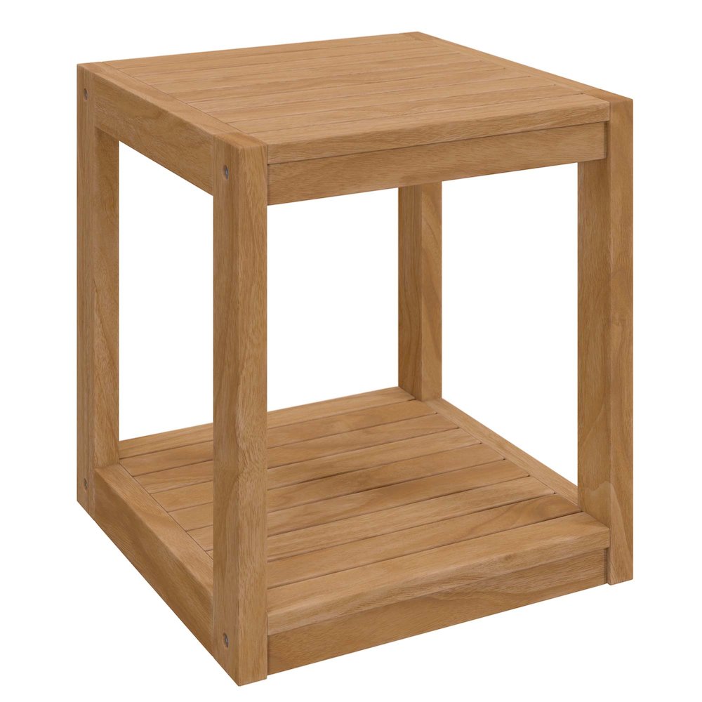 Carlsbad 3-Piece Teak Wood Outdoor Patio Set. Picture 9