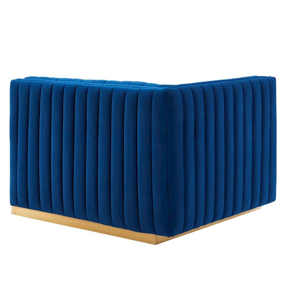 Conjure Channel Tufted Performance Velvet Loveseat. Picture 6