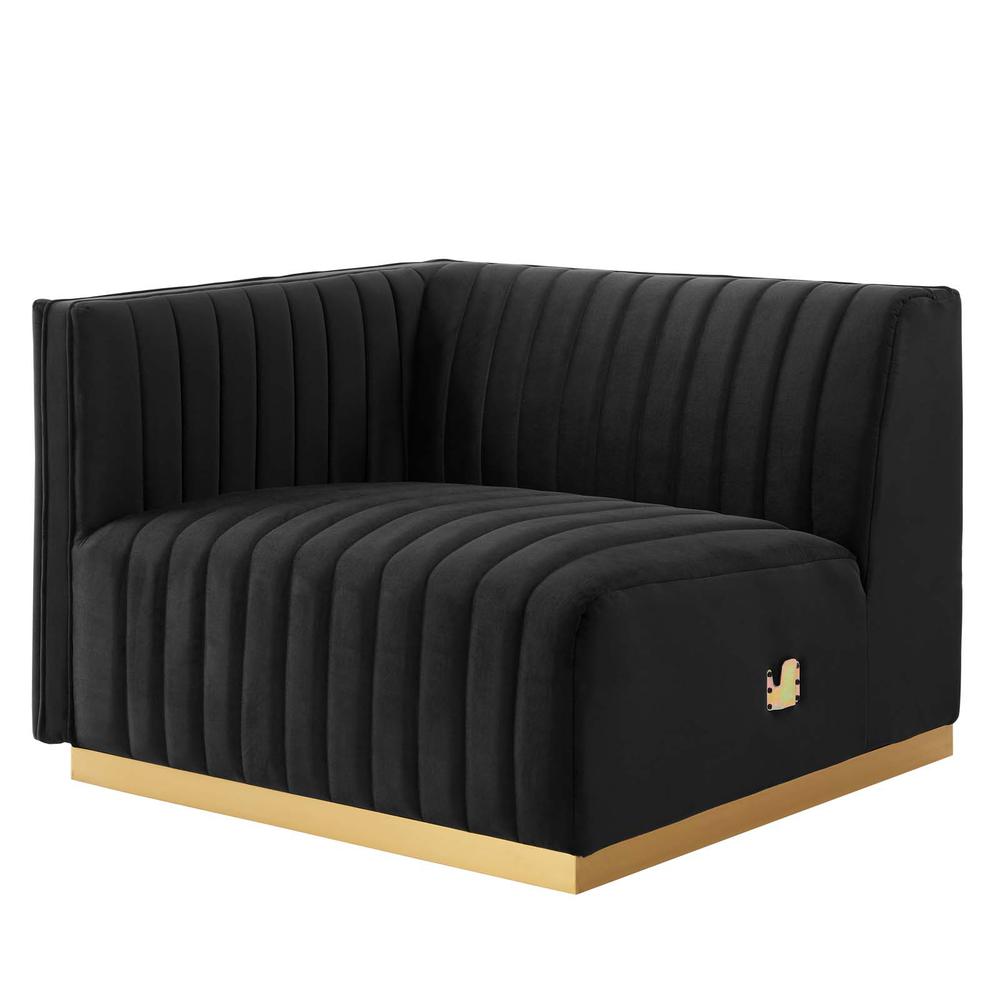 Conjure Channel Tufted Performance Velvet Sofa. Picture 3