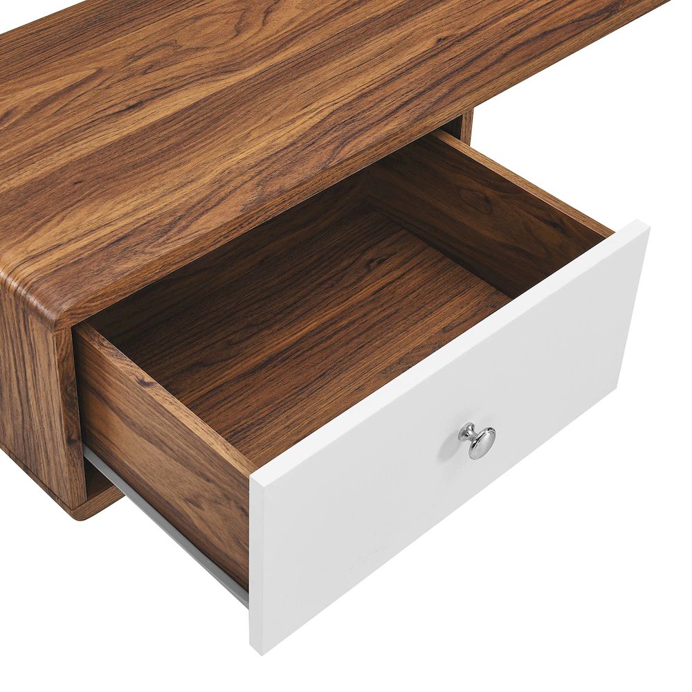 Transmit 55" Wall Mount Corner Wood Office Desk. Picture 5
