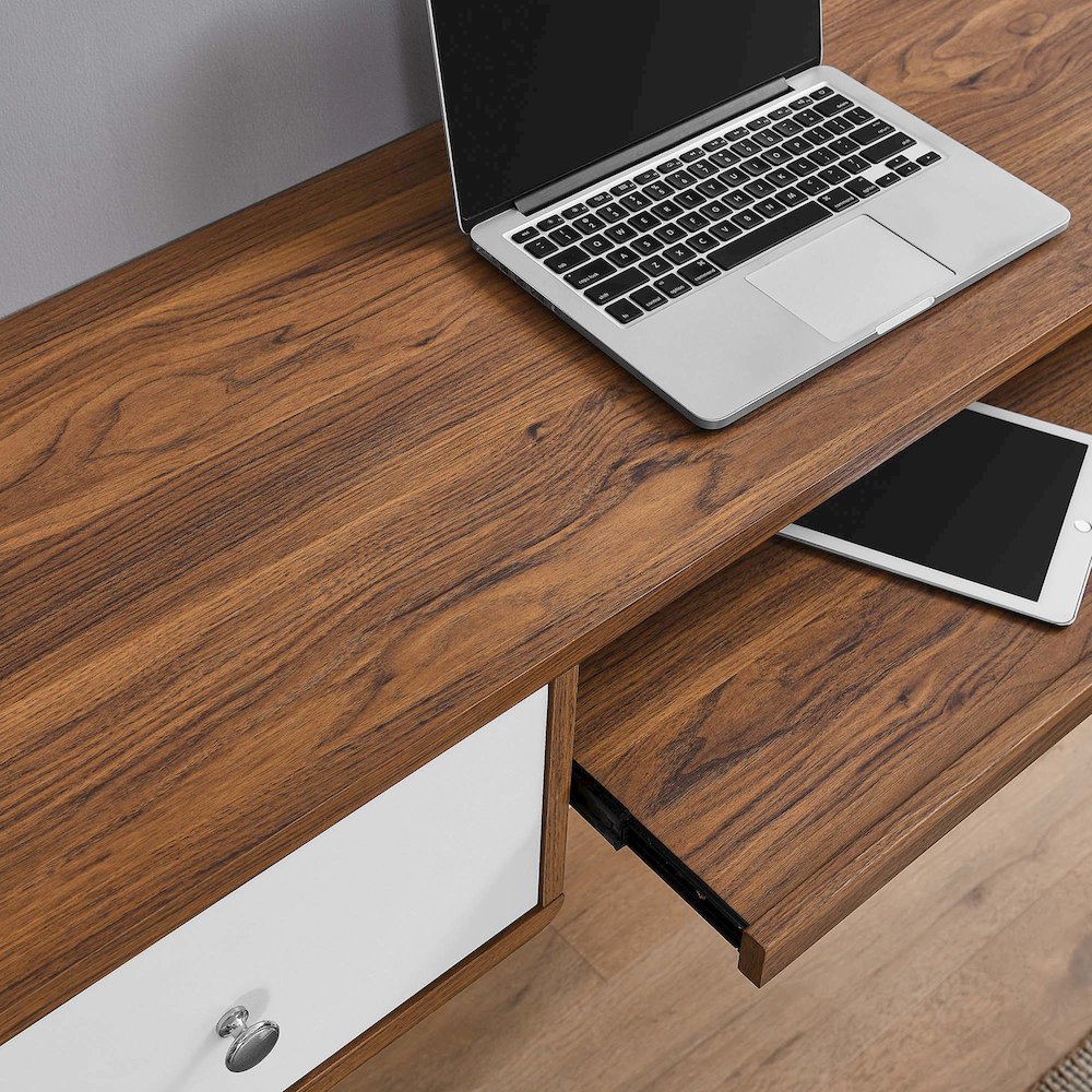 Transmit 60" Wall Mount Wood Office Desk. Picture 9