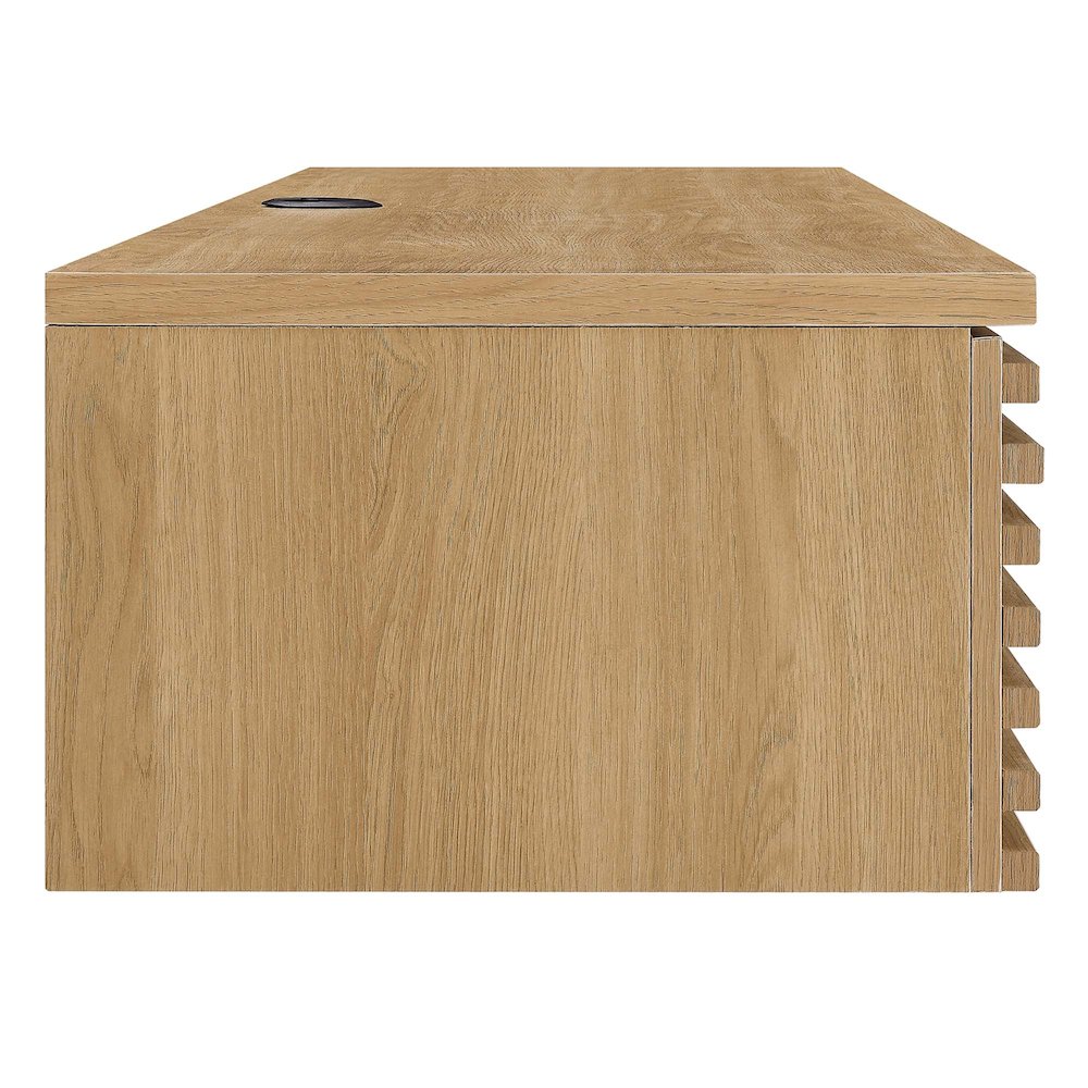 Render Wall Mount Wood Office Desk. Picture 3