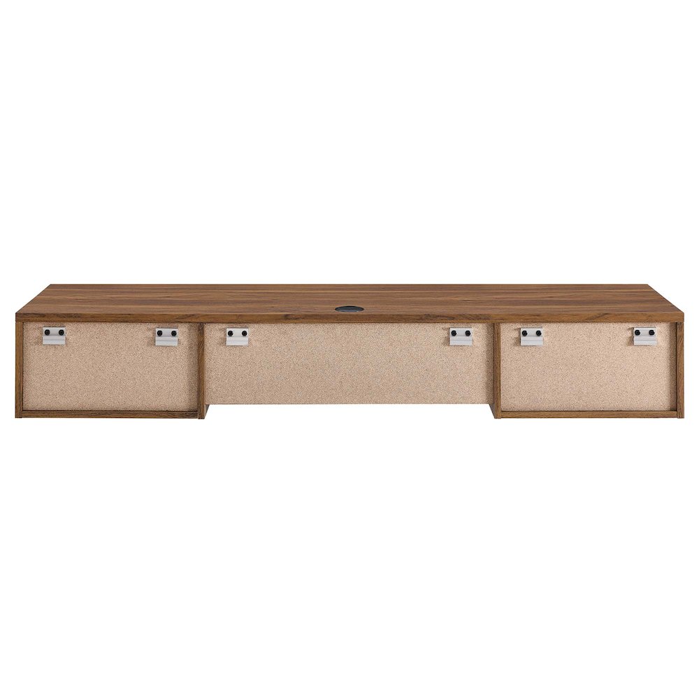 Render Wall Mount Wood Office Desk. Picture 4