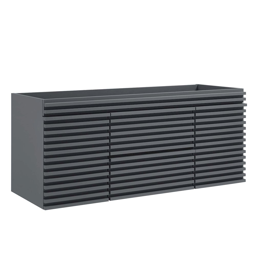 Render 48" Single Sink Compatible (Not Included) Bathroom Vanity Cabinet. Picture 1