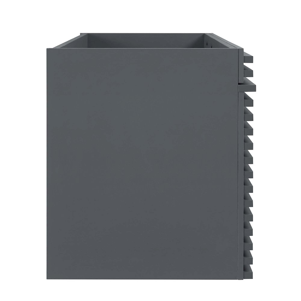 Render 48" Single Sink Compatible (Not Included) Bathroom Vanity Cabinet. Picture 3