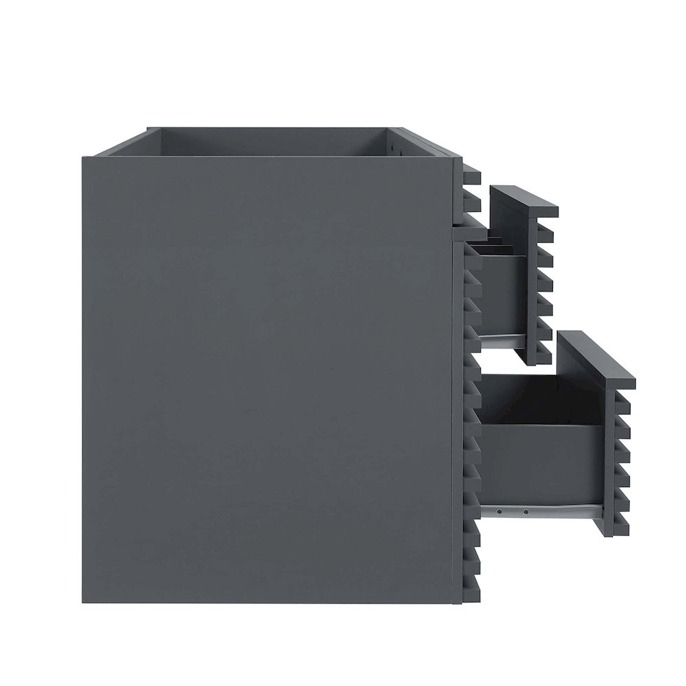 Render 48" Single Sink Compatible (Not Included) Bathroom Vanity Cabinet. Picture 4