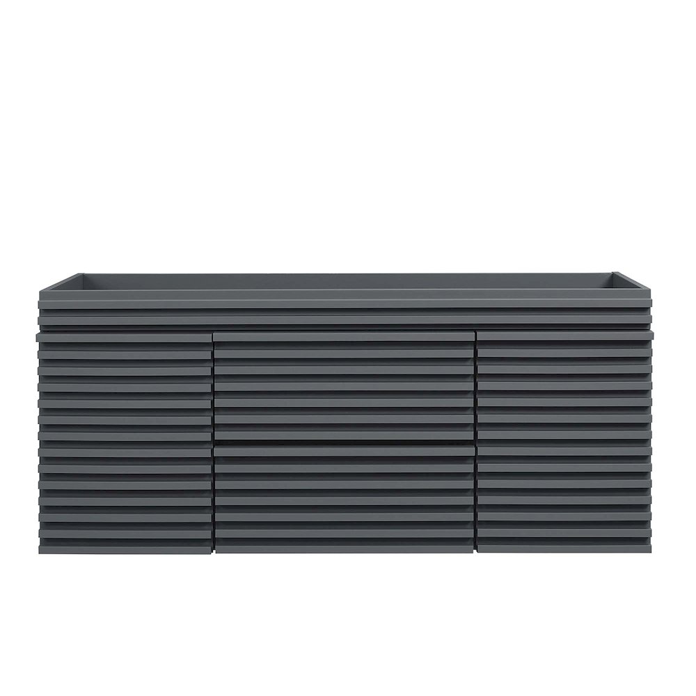 Render 48" Single Sink Compatible (Not Included) Bathroom Vanity Cabinet. Picture 7