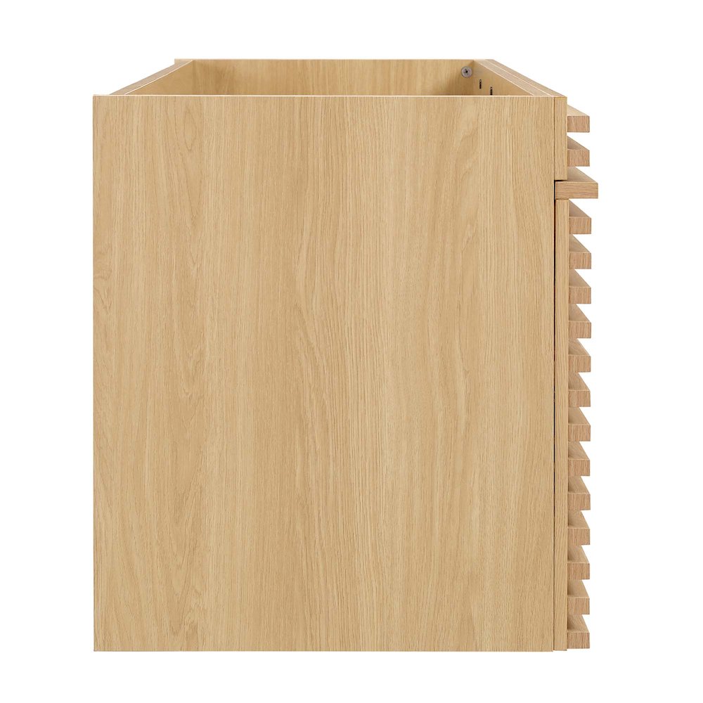 Render 48" Single Sink Compatible (Not Included) Bathroom Vanity Cabinet. Picture 3
