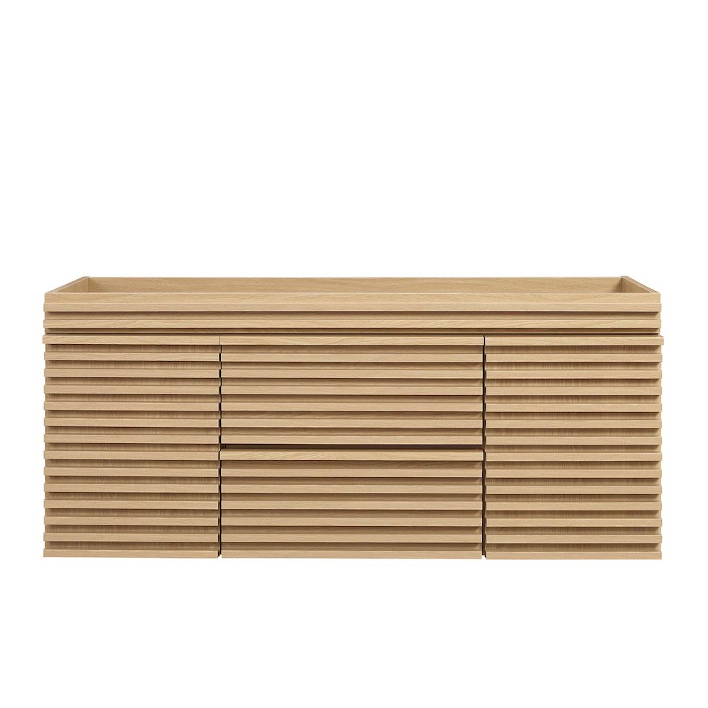 Render 48" Single Sink Compatible (Not Included) Bathroom Vanity Cabinet. Picture 7