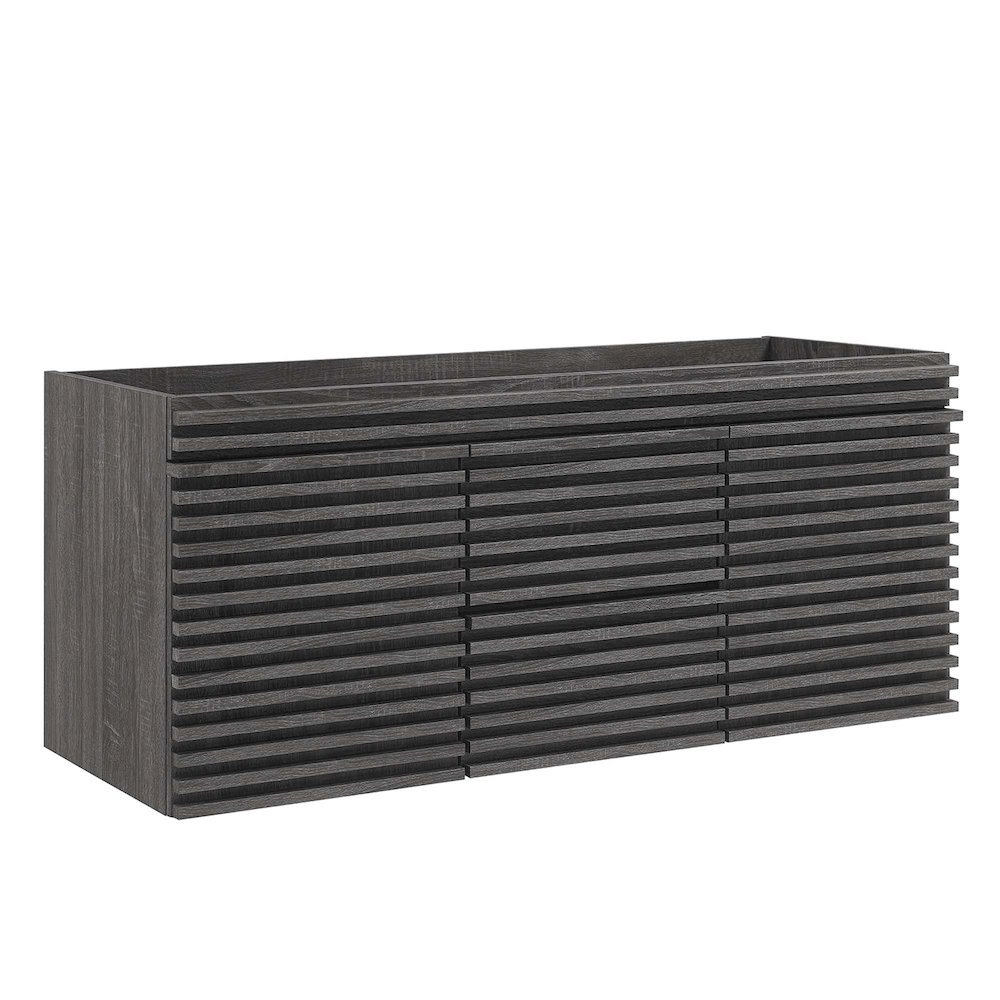 Render 48" Double Sink Compatible (Not Included) Bathroom Vanity Cabinet. Picture 1