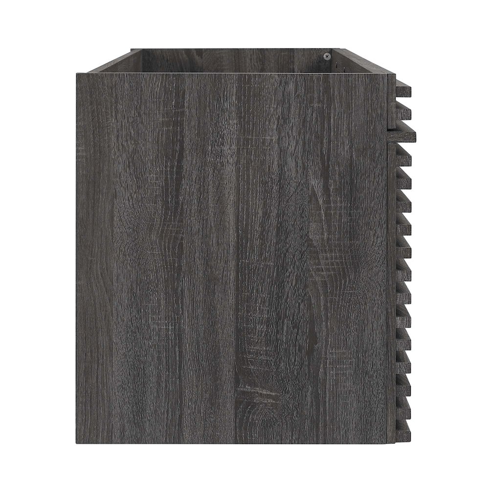 Render 48" Double Sink Compatible (Not Included) Bathroom Vanity Cabinet. Picture 3