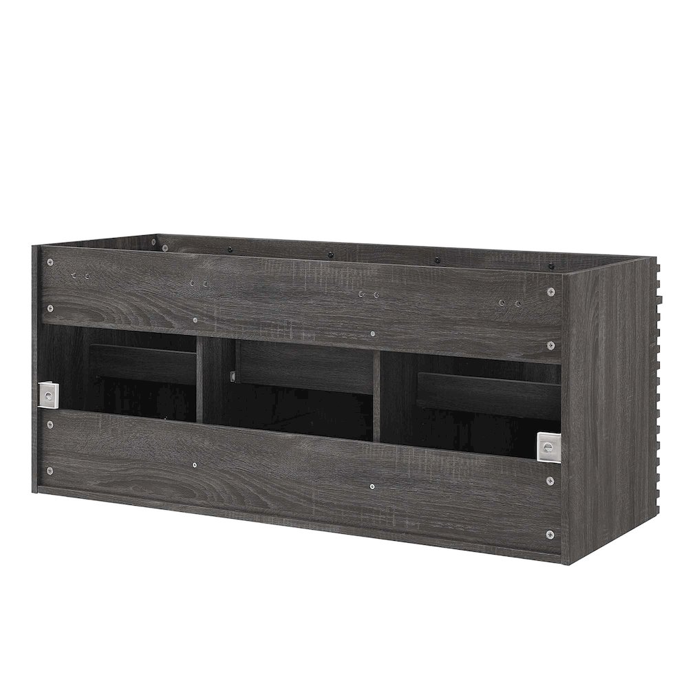 Render 48" Double Sink Compatible (Not Included) Bathroom Vanity Cabinet. Picture 5