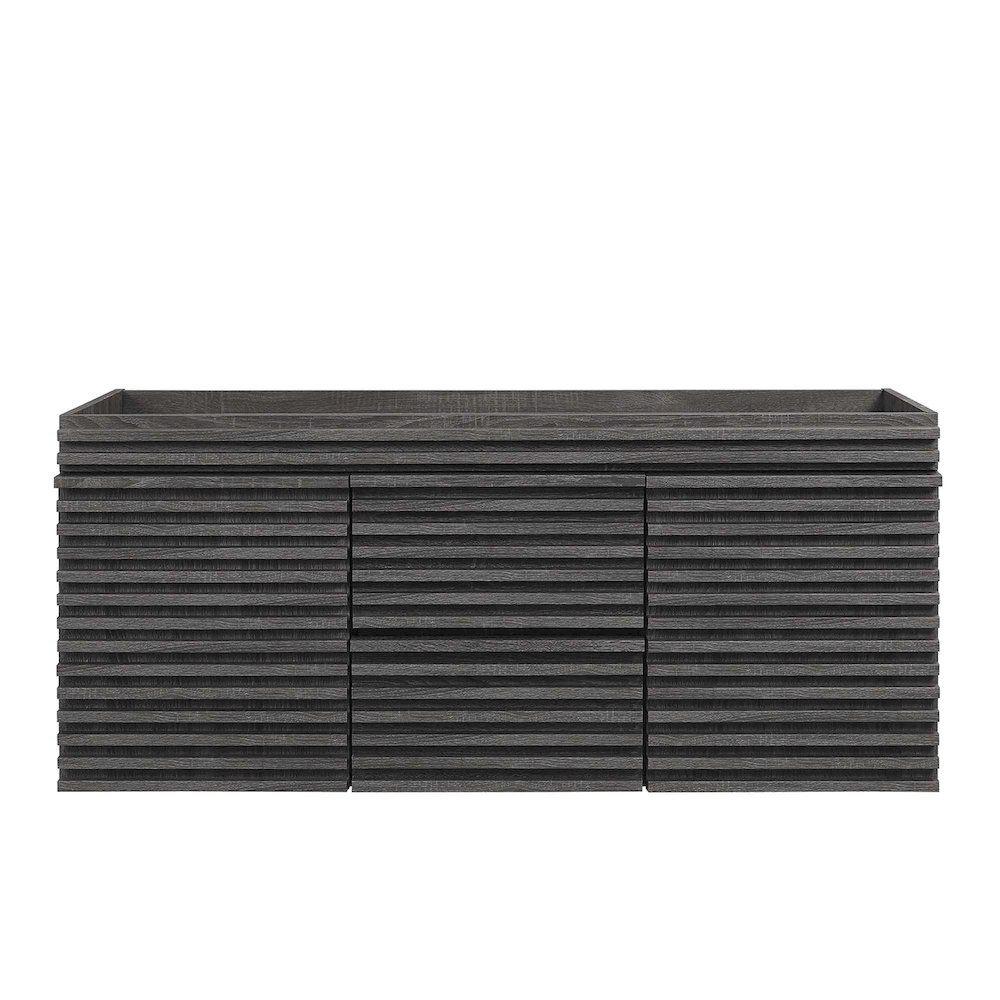 Render 48" Double Sink Compatible (Not Included) Bathroom Vanity Cabinet. Picture 7