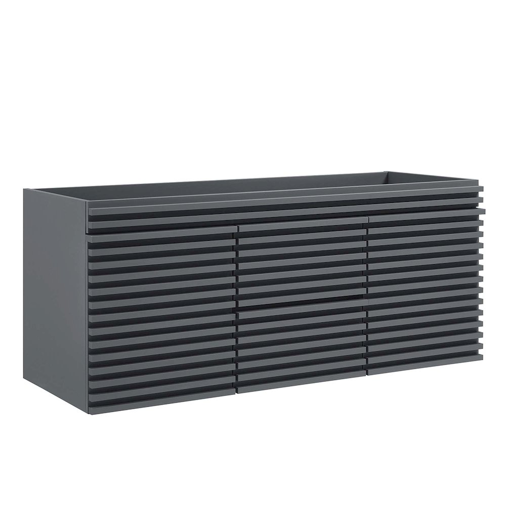 Render 48" Double Sink Compatible (Not Included) Bathroom Vanity Cabinet. Picture 1