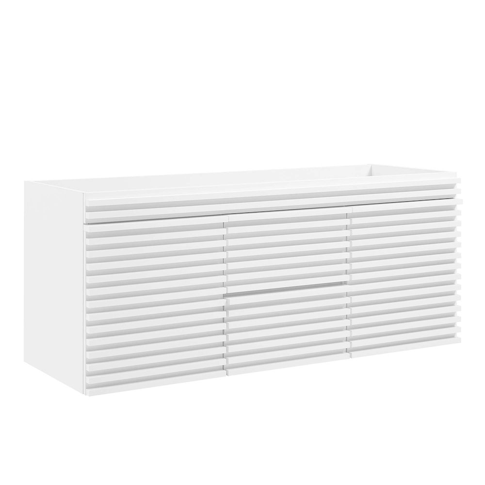 Render 48" Double Sink Compatible (Not Included) Bathroom Vanity Cabinet. Picture 1