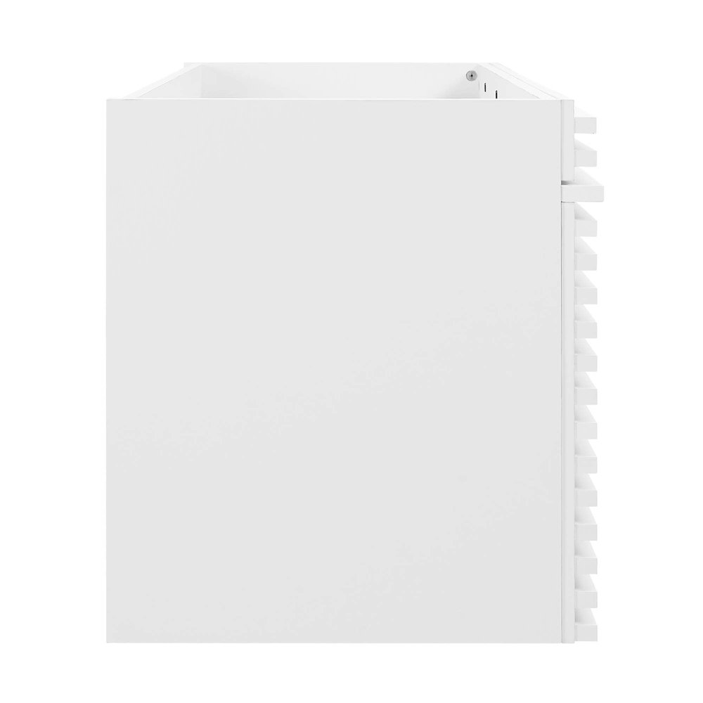 Render 48" Double Sink Compatible (Not Included) Bathroom Vanity Cabinet. Picture 3