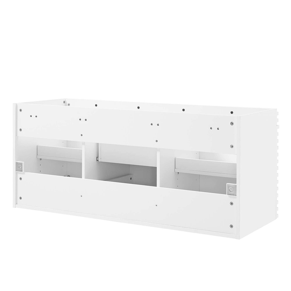 Render 48" Double Sink Compatible (Not Included) Bathroom Vanity Cabinet. Picture 5