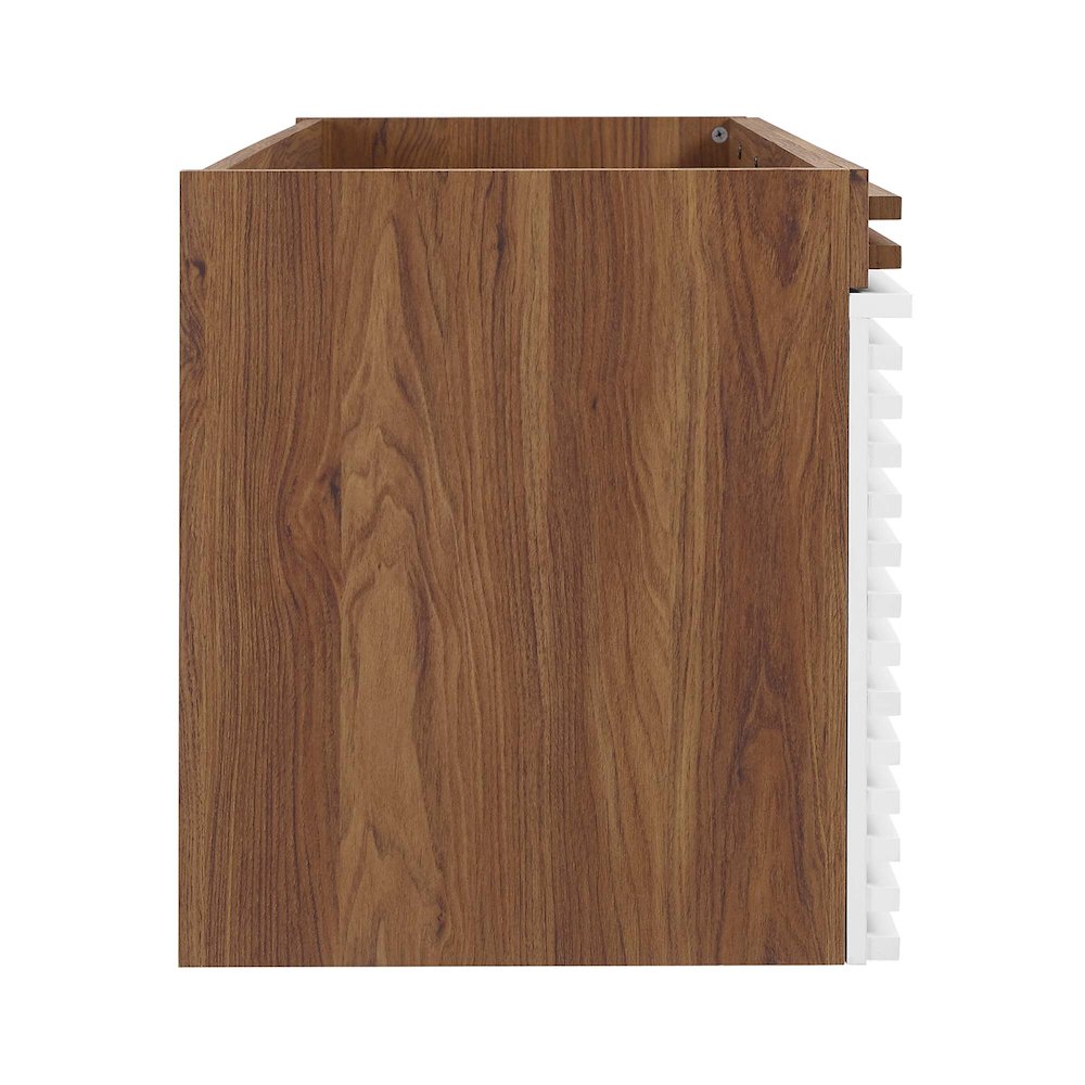 Render 48" Double Sink Compatible (Not Included) Bathroom Vanity Cabinet. Picture 4