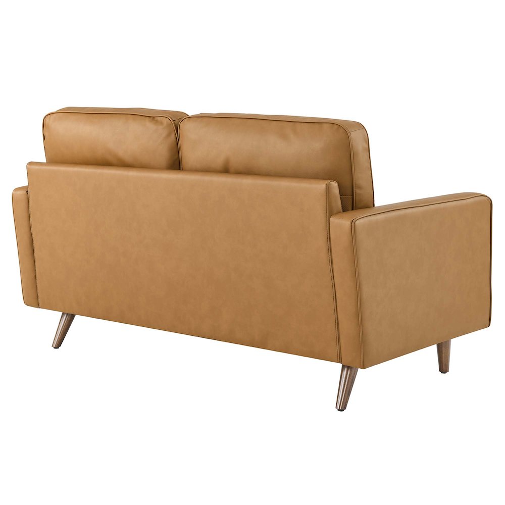 Valour Leather Loveseat. Picture 4