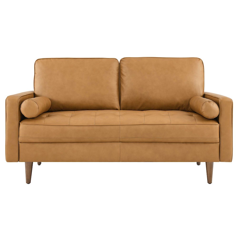 Valour Leather Loveseat. Picture 5