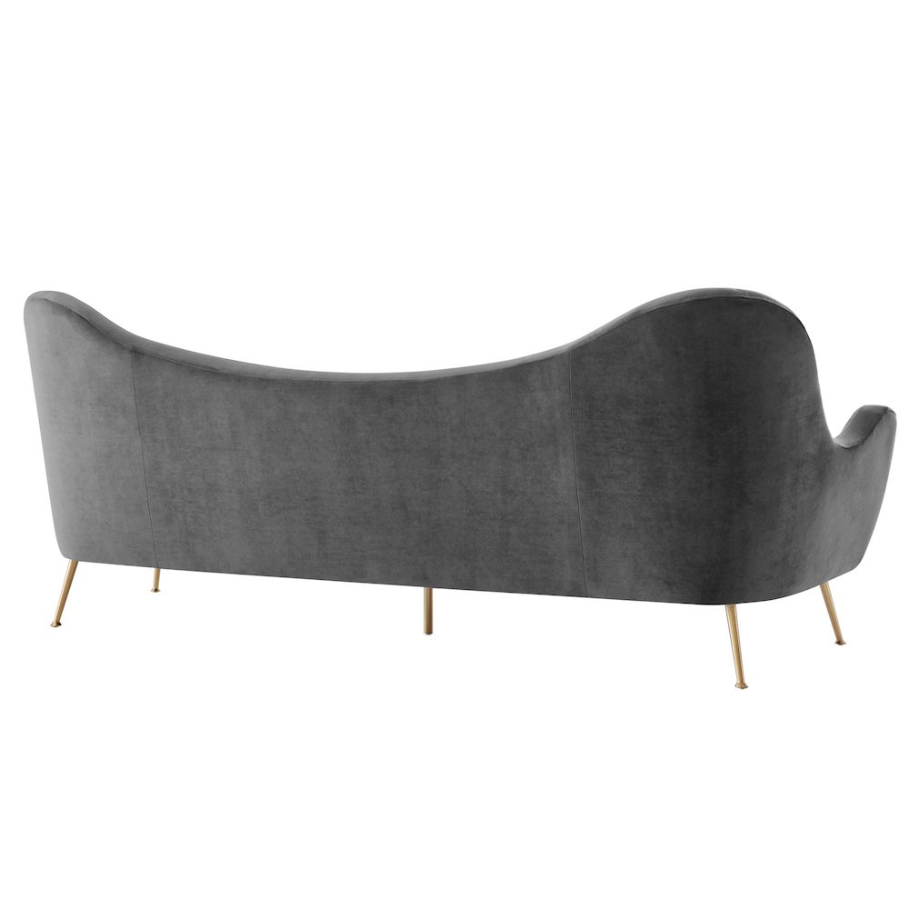 Cheshire Channel Tufted Performance Velvet Sofa. Picture 4
