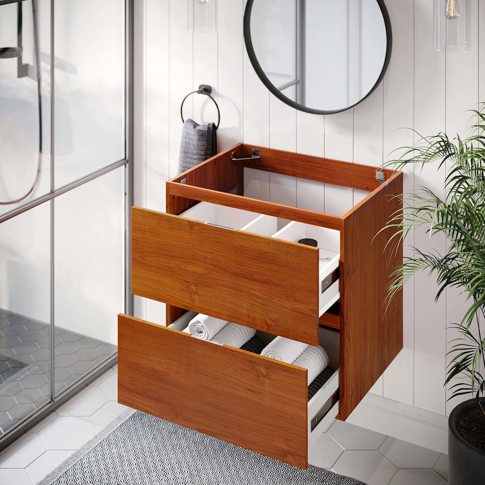 Scenic 24" Wall-Mount Bathroom Vanity Cabinet (Sink Basin Not Included). Picture 9