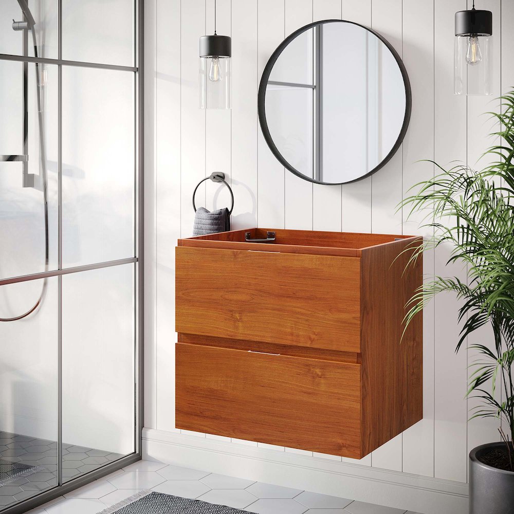 Scenic 24" Wall-Mount Bathroom Vanity Cabinet (Sink Basin Not Included). Picture 8