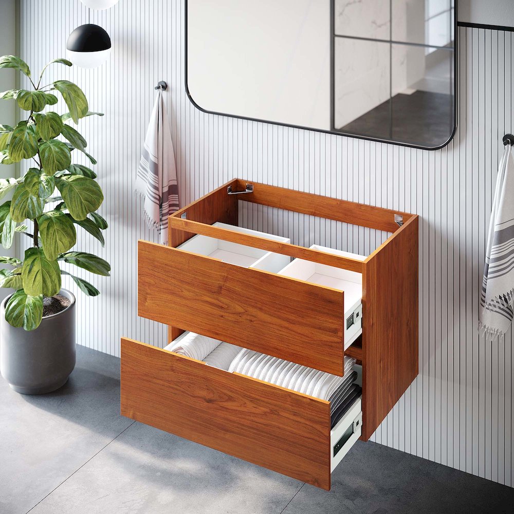 Scenic 30" Wall-Mount Bathroom Vanity Cabinet (Sink Basin Not Included). Picture 9