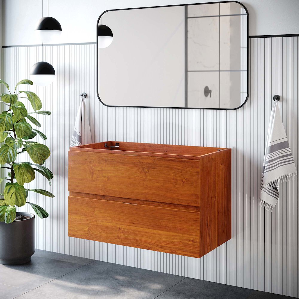 Scenic 36" Wall-Mount Bathroom Vanity Cabinet (Sink Basin Not Included). Picture 8