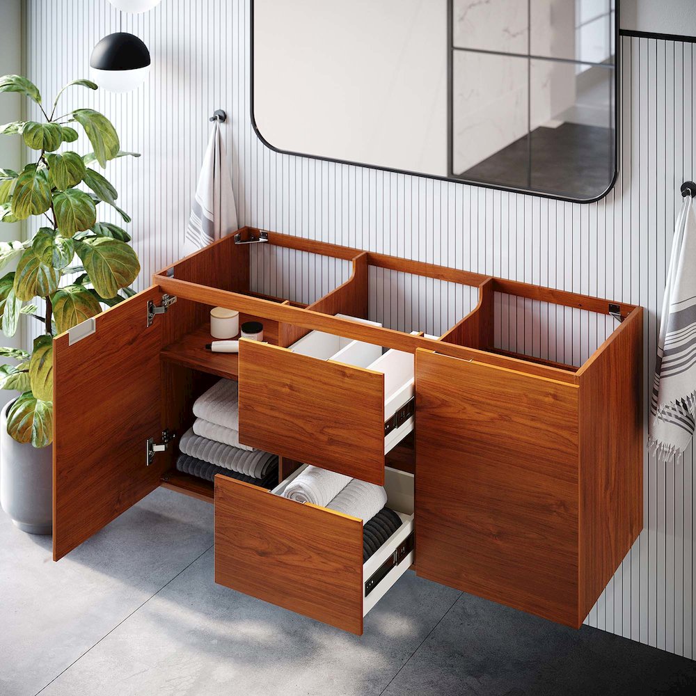 Scenic 48" Single Sink Compatible (Not Included) Bathroom Vanity Cabinet. Picture 9