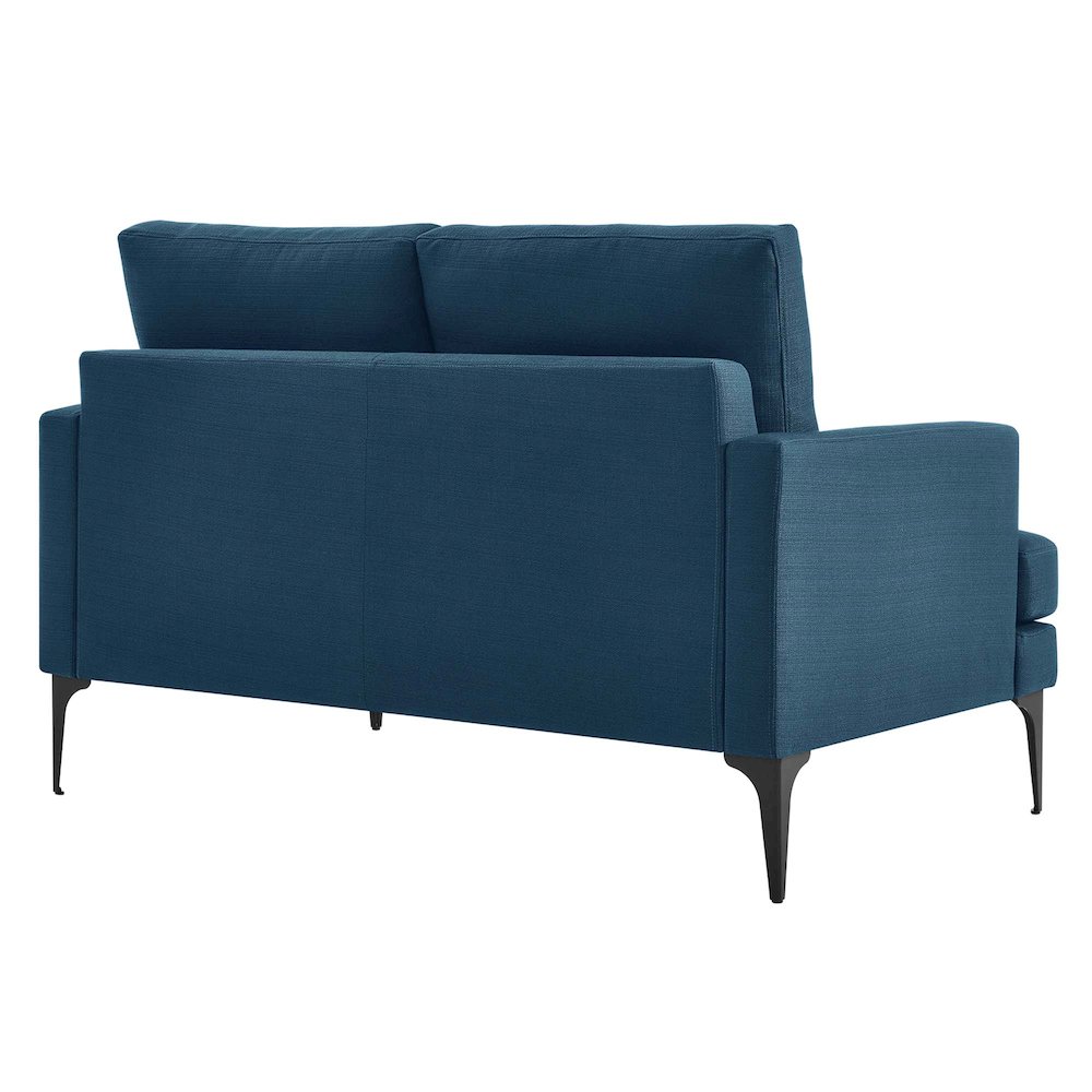 Evermore Upholstered Fabric Loveseat. Picture 5