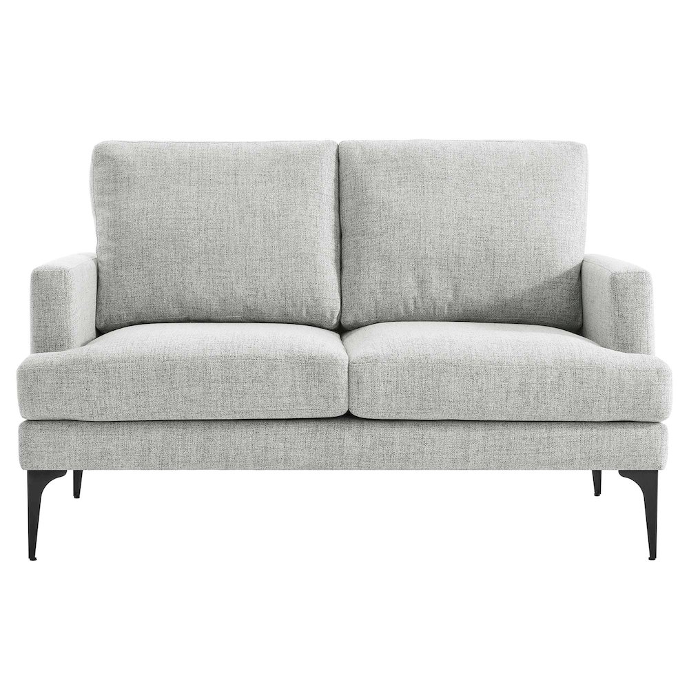 Evermore Upholstered Fabric Loveseat. Picture 4