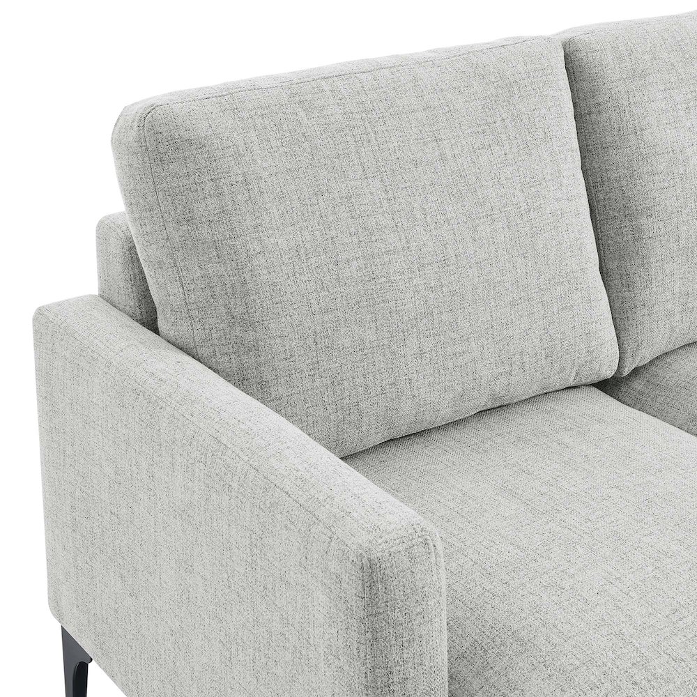 Evermore Upholstered Fabric Loveseat. Picture 6