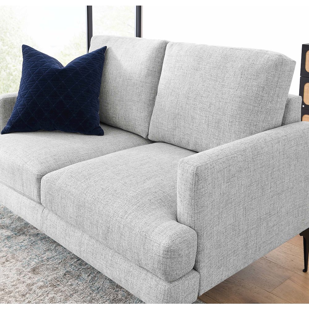 Evermore Upholstered Fabric Loveseat. Picture 8