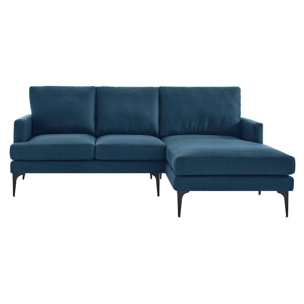 Evermore Right-Facing Upholstered Fabric Sectional Sofa. Picture 5