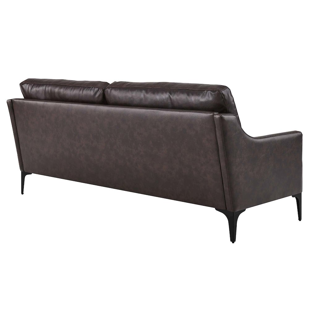 Corland Leather Sofa. Picture 4