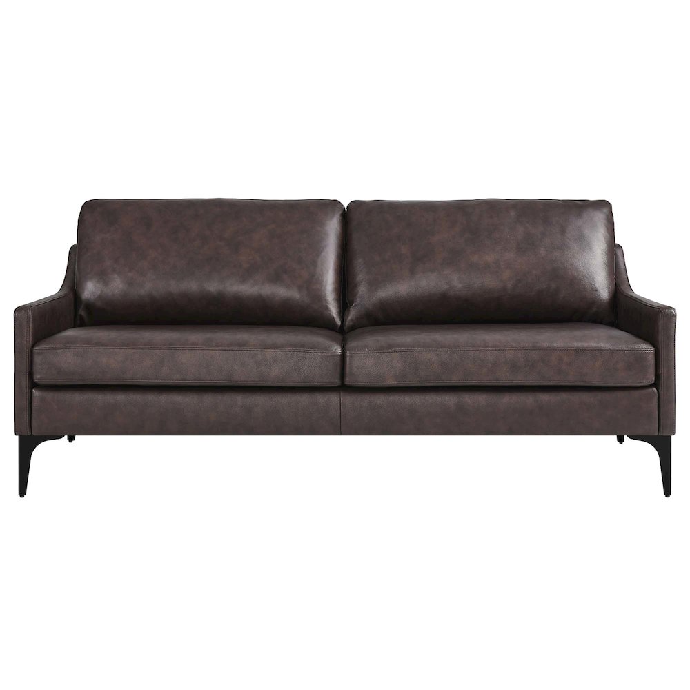 Corland Leather Sofa. Picture 5