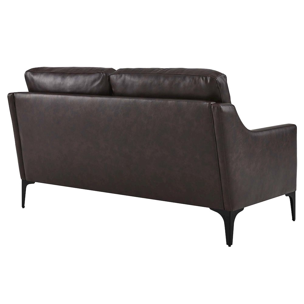 Corland Leather Loveseat. Picture 4