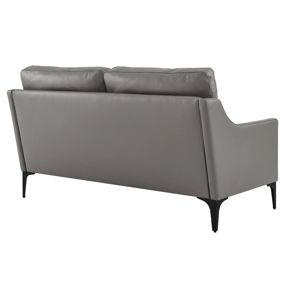 Corland Leather Loveseat. Picture 4