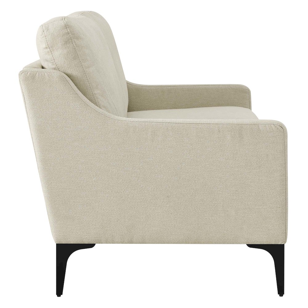 Corland Upholstered Fabric Loveseat. Picture 3