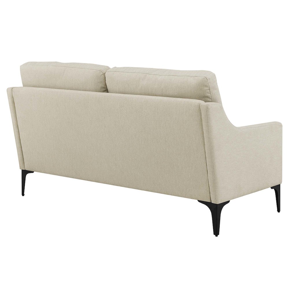 Corland Upholstered Fabric Loveseat. Picture 4