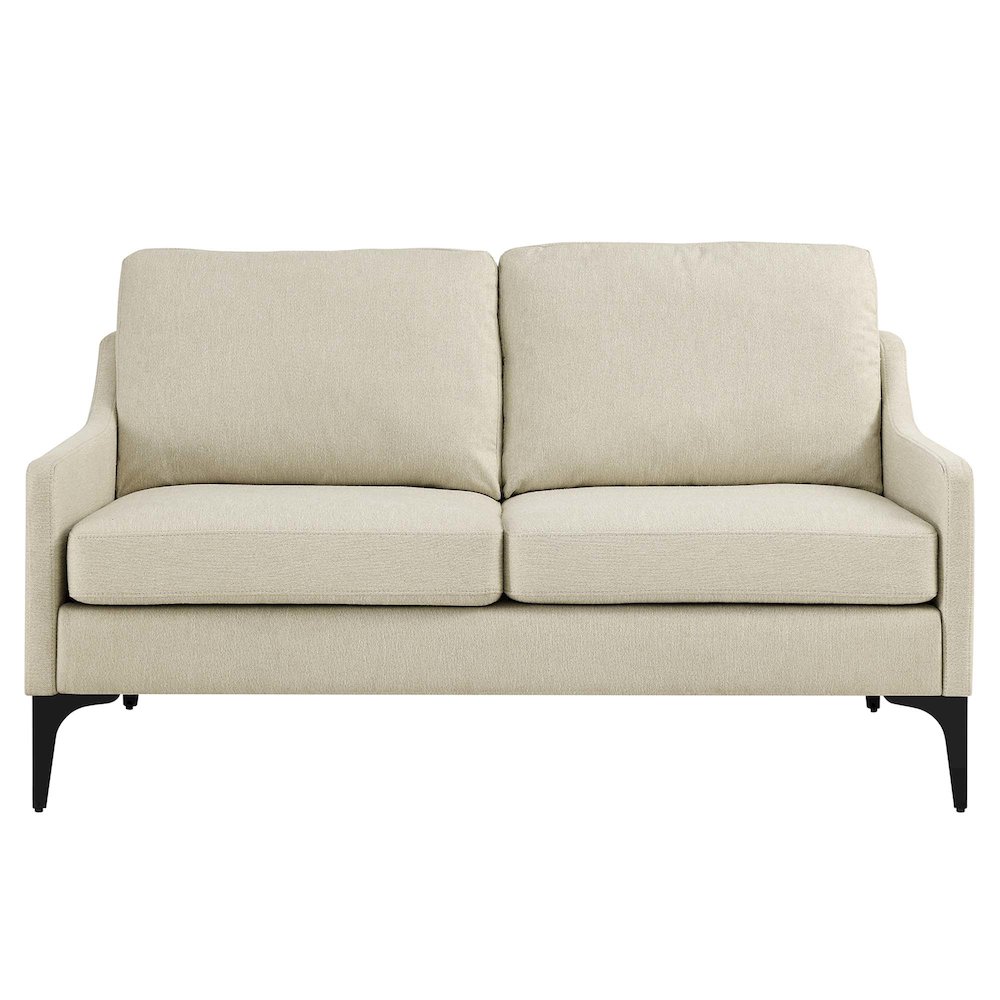 Corland Upholstered Fabric Loveseat. Picture 5