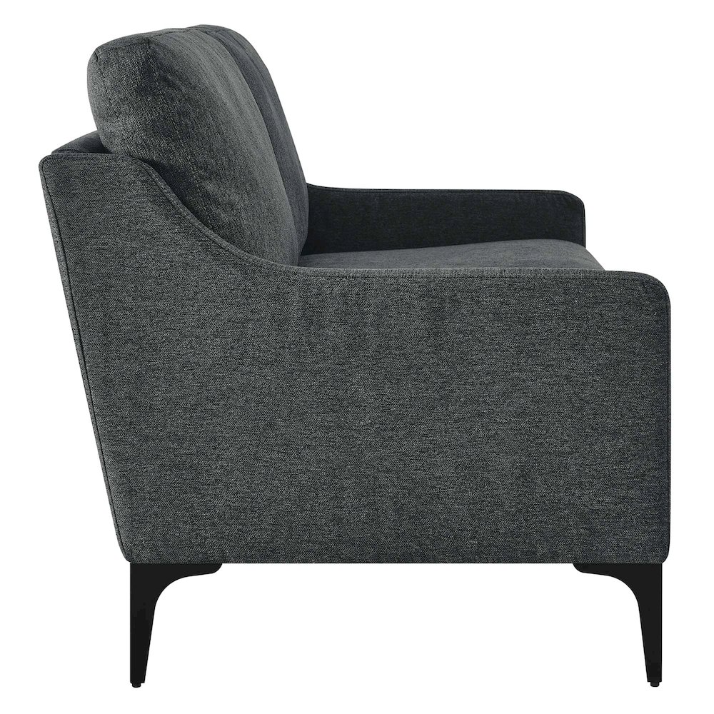 Corland Upholstered Fabric Loveseat. Picture 3