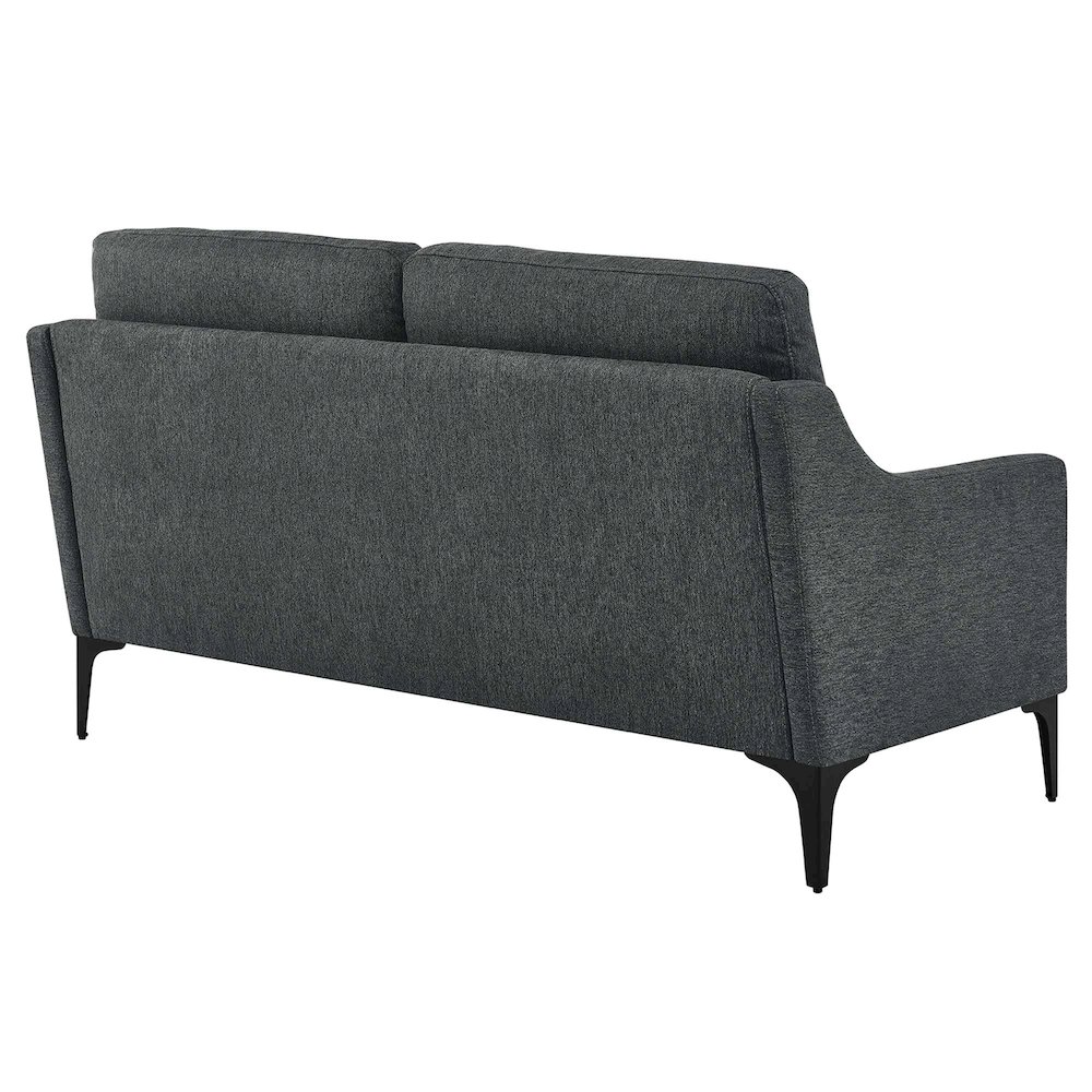 Corland Upholstered Fabric Loveseat. Picture 4