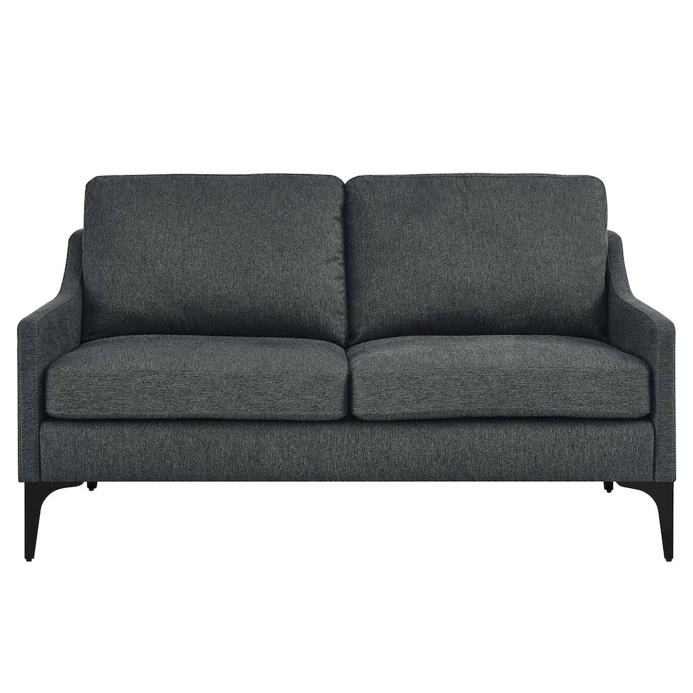 Corland Upholstered Fabric Loveseat. Picture 5