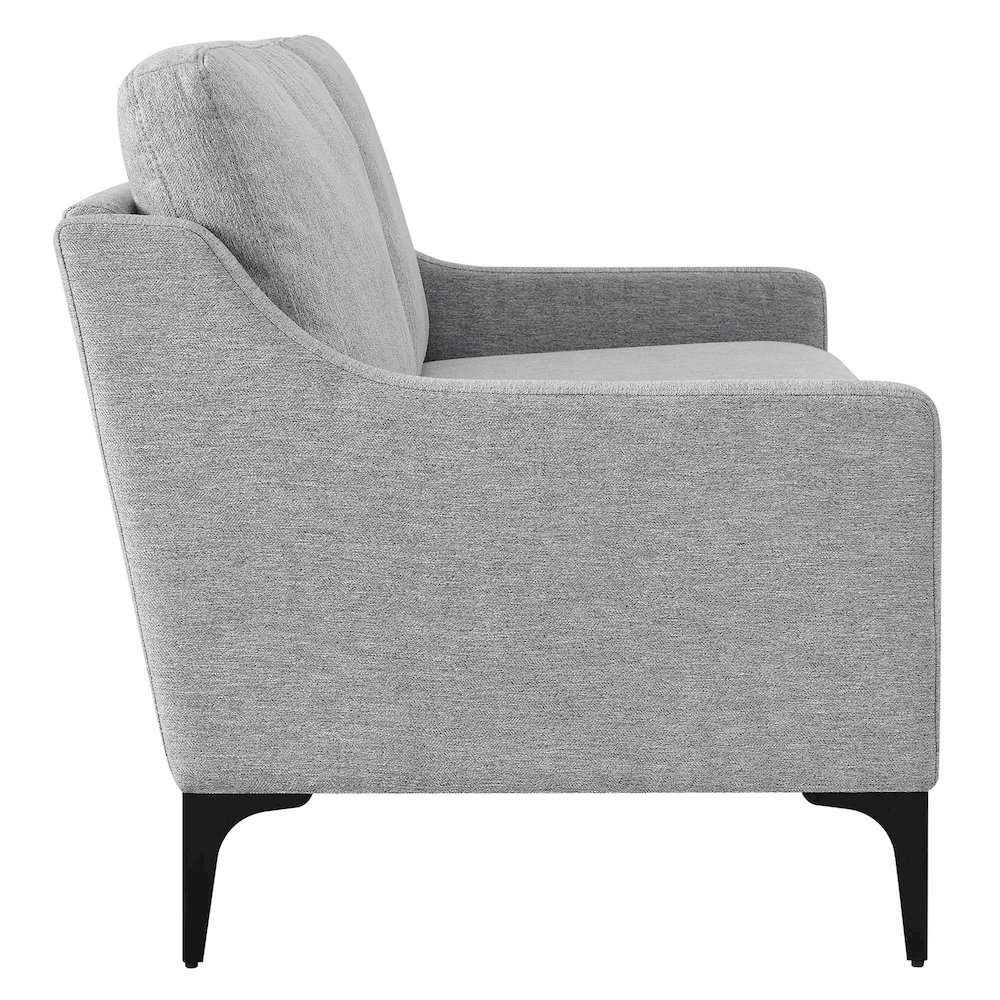 Corland Upholstered Fabric Loveseat. Picture 3