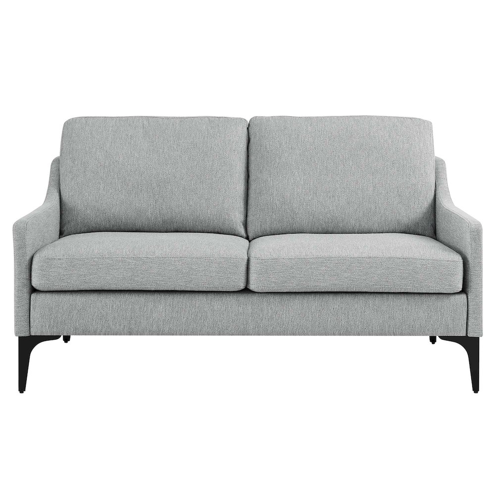 Corland Upholstered Fabric Loveseat. Picture 5